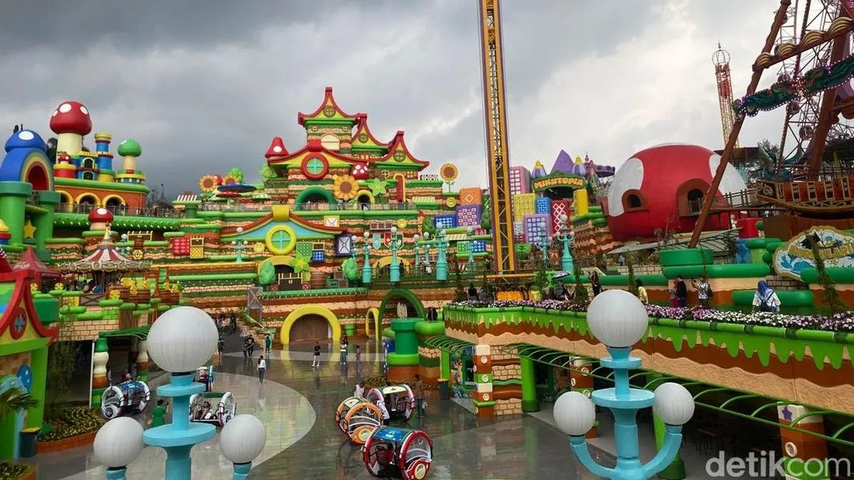 Wisata Baru Mikutopia Batu Viral di Medsos, Intip Keseruan Puluhan Wahana Bertema Negeri Jamur