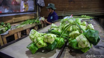 Ketupat. Foto: Pradita Utama / detikfoto