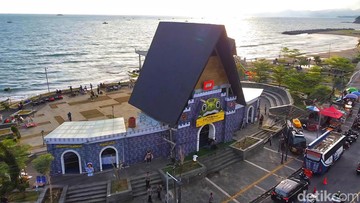 Inovasi Pelayanan Pemudik: Pos Terpadu Polres Sukabumi Tampil Bak Dunia Lego dan Penyu Raksasa