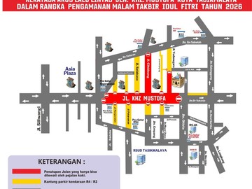 Strategi Pengamanan Malam Takbiran di Tasikmalaya: Skema Car Free Night dan Kantung Parkir Disiapkan