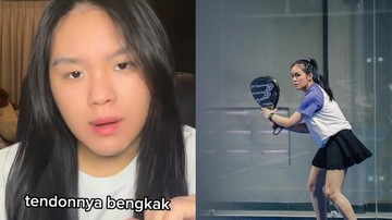 Kisah perempuan Jakbar idap kista bahu diduga gegara keseringan padel. (Foto: IG @michelleyjhonatan dengan izin yang bersangkutan)
