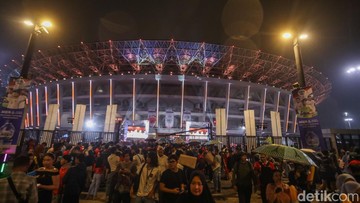 Ilustrasi Stadion Utama GBK saat laga Timnas Indonesia. Foto: Rifkianto Nugroho