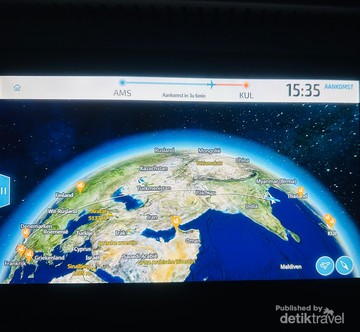 Rute awal mudik kami Belanda Malaysia Indonesia