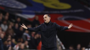 Pelatih Timnas Inggris Thomas Tuchel geram dengan performa wasit saat diimbangi Uruguay. (Action Images via Reuters/Andrew Couldridge)