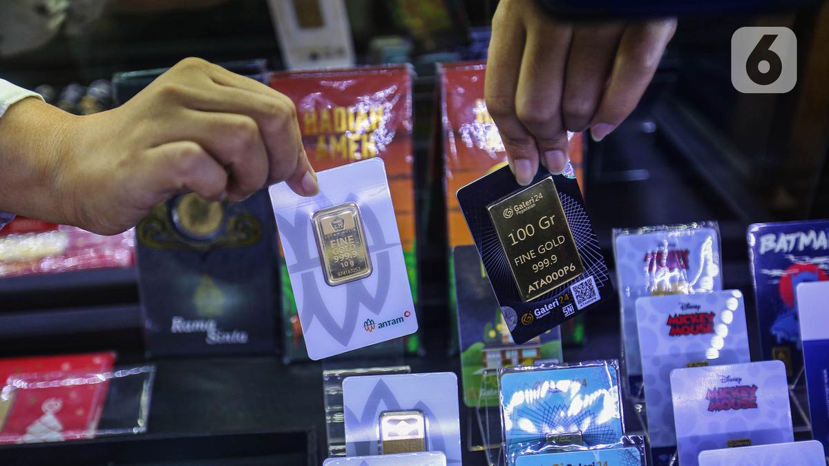 Tertekan Dolar Perkasa dan Bayang-Bayang Suku Bunga Tinggi: Harga Emas Global Terkoreksi Tajam