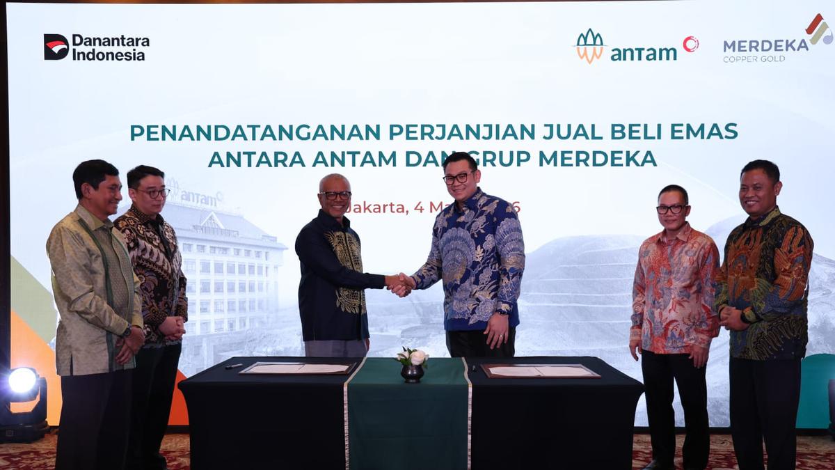 Antam Amankan Pasokan Emas Nasional: Gandeng Merdeka Group untuk Tingkatkan Produksi dan Keberlanjutan
